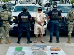 Guadalupe Luna Hernández, alias “El Coyote”, fue detenido en Villahermosa, como el brazo armado de “La Barredora”. ESPECIAL