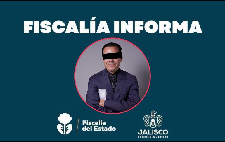 El boletín de la Fiscalía de Jalisco informa que Omar “N” será puesto a disposición del Juzgado que le decretó la orden de aprehensión. FB / Fiscalía de Jalisco / Imago7 / ARCHIVO