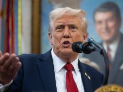 Trump afirmó que las delegaciones de Israel y Hamás, con la mediación de Egipto, Qatar y Estados Unidos, están “negociando ahora mismo”. EFE/F. CHUNG