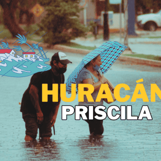 Estados con lluvias fuertes por "Priscilla" este 7 de octubre