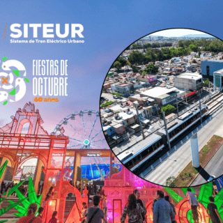 ¿Qué días el tren ligero extiende su horario por Fiestas de Octubre?