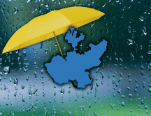 Por el huracán “Priscilla”, este lunes se prevén lluvias puntuales intensas en Jalisco (sur). ESPECIAL / CANVA