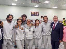 La Flotilla Global Sumud fue interceptada por fuerzas israelíes la semana pasada antes de llegar a su destino en aguas internacionales. ESPECIAL/Secretaría de Relaciones Exteriores