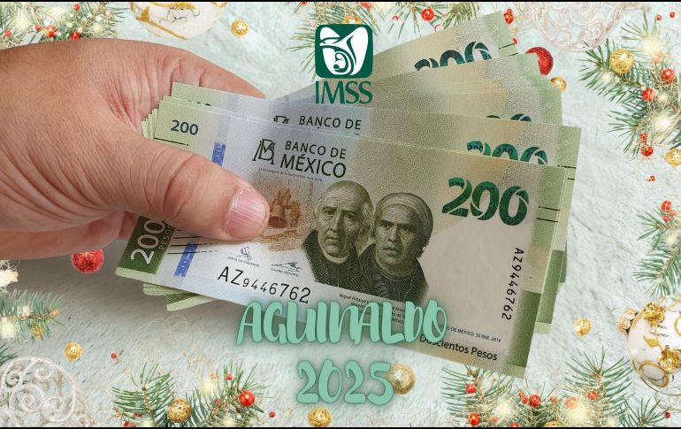 El IMSS realiza el depósito del aguinaldo durante noviembre, junto con la pensión mensual correspondiente. ESPECIAL / CANVA