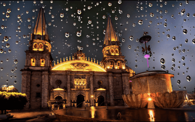 La posibilidad de lluvia en Guadalajara este día es del 40%, pero es más probable alrededor de las 17:00 horas. ESPECIAL / CANVA