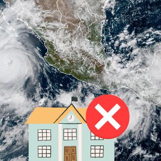 Estados donde hay suspensión de clases este 8 de octubre por lluvias