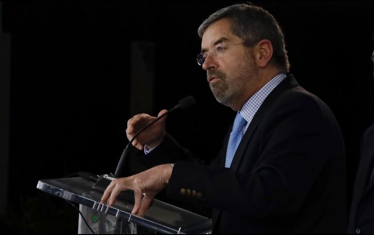 Juan Ramón de la Fuente señaló que las consultas previas a la revisión del T-MEC muestran que hay avances en función del diálogo con EU y Canadá. NTX / ARCHIVO