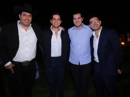 Iván Martínez, Sergio Caballero, Alaim Baruch y Fernando Loy. GENTE BIEN JALISCO / IberoMedia Global Encuentro Empresarial Internacional “Santo Santiago”.