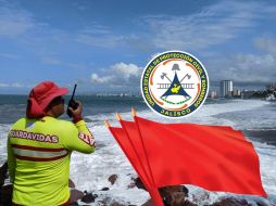Esta es la última información sobre el estado de las playas de Puerto Vallarta. ESPECIAL / Protección Civil Jalisco
