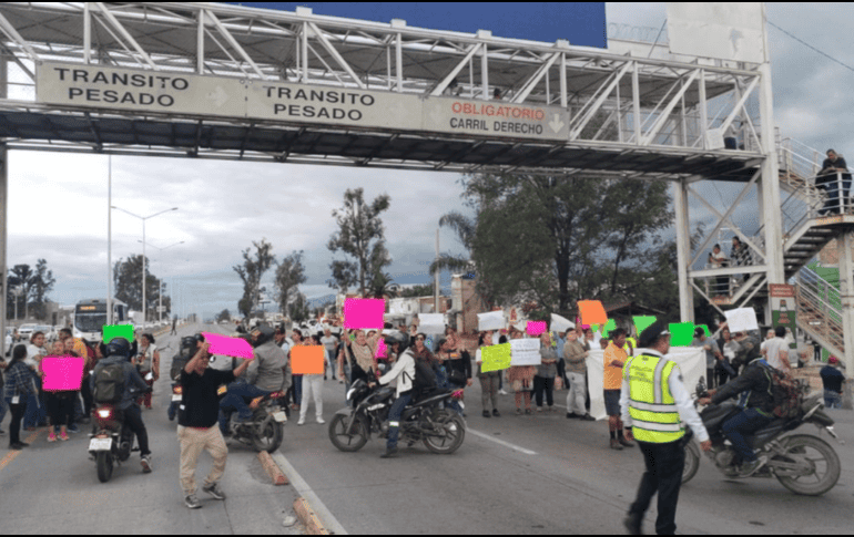 La Policía Vial del Estado informó que se registraron cierres viales en Periférico a su cruce con las avenidas Colón, López Mateos y 8 de julio, Colón y Comonfort. CORTESÍA