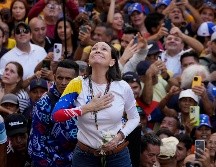 Machado ha demostrado que las herramientas de la democracia son también las de la paz, subrayó el comité del Premio Nobel. AP/A. Cubillos
