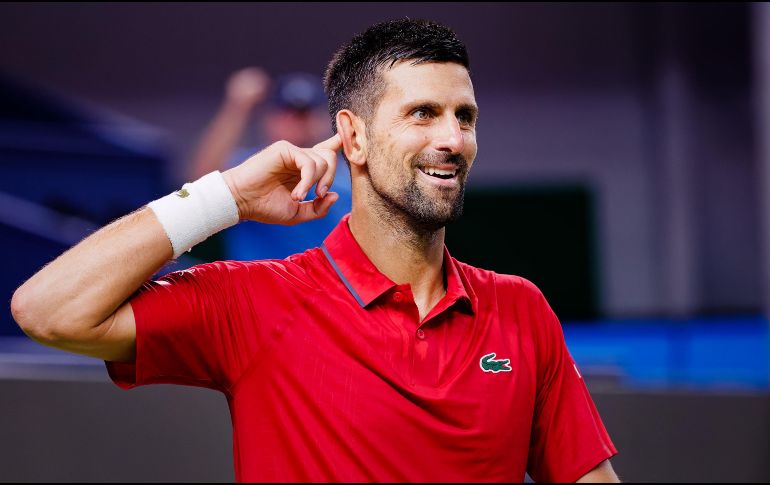 Djokovic está ahora a dos victorias de su corona número 41 en un Masters 1000, la primera desde el de París en 2023. EFE/A. Plavevski