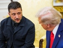 Zelenski y Trump sostuvieron una llamada telefónica el sábado por la tarde para conversar sobre asuntos bilaterales. EFE/ARCHIVO NO SALES EPA ZONE