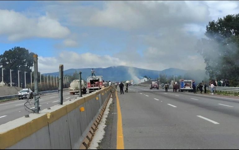 El accidente ocurrió a la altura del kilómetro 72 de la carretera federal México-Puebla. EFE