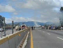 El accidente ocurrió a la altura del kilómetro 72 de la carretera federal México-Puebla. EFE