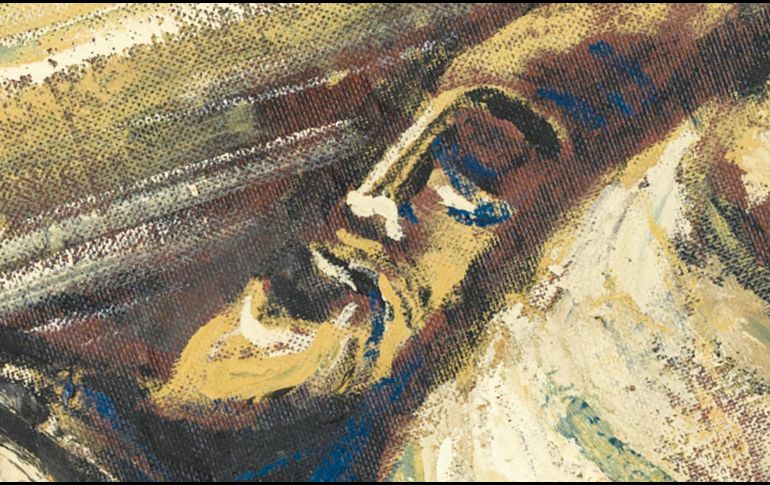 Acercamiento de la obra “Ahogados”, 1947. Pieza de José Clemente Orozco. ESPECIAL