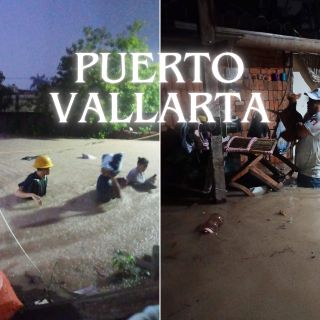 Lluvias inundan Puerto Vallarta; se reportan más de 300 viviendas afectadas