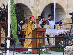 La misa de bienvenida a la Virgen de Zapopan fue ofrecida, como tradicionalmente ocurre, por el cardenal de Guadalajara, Francisco Robles Ortega. EL INFORMADOR/ J. ACOSTA