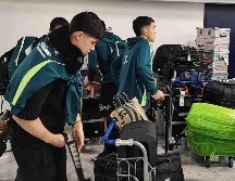 El equipo comandado por Eduardo Arce regresó con rostros marcados por la tristeza a la Ciudad de México. SUN/ L. Vázquez.