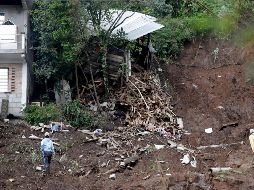 En Veracruz, las lluvias impactaron 40 municipios, con un saldo de 29 personas fallecidas y 18 no localizadas. EFE/ H. RÍOS