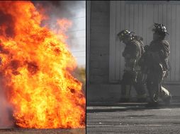 El incendio ocurrió en el  cruce de Isla Gomera e Isla Cancún, en Guadalajara.  SUN / ARCHIVO