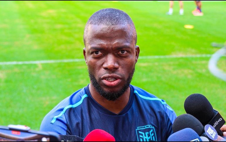 El atacante, que ha sido uno de los líderes del proceso ecuatoriano, destacó también el valor del trabajo colectivo y el crecimiento del grupo. EL INFORMADOR / A. Navarro