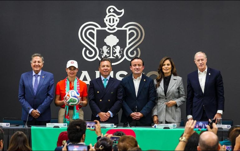 Este lunes se hizo oficial el nombramiento de la golfista mexicana Lorena Ochoa como una de las embajadoras de la sede rumbo a la próxima justa mundialista. EL INFORMADOR/ A. NAVARRO.