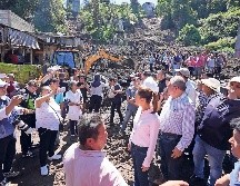 El Gobierno de México reportó este lunes 64 personas fallecidas y 65 desaparecidas. SUN / Presidencia