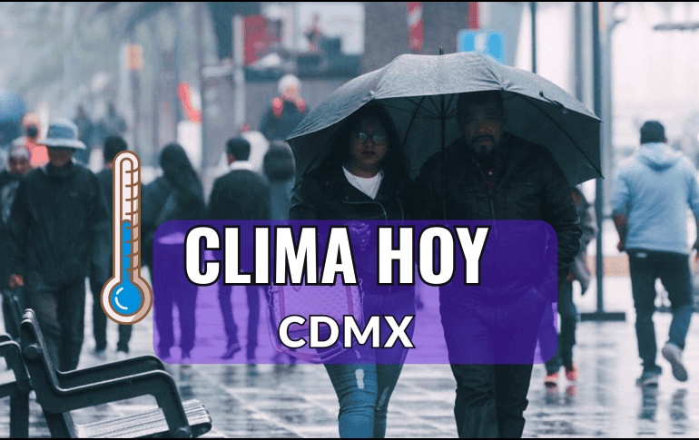 De acuerdo con el pronóstico del clima de hoy, 13 de octubre, se prevé lluvias aisladas en CDMX. SUN/ ARCHIVO
