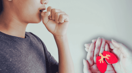 Los principales síntomas de la EPOC son: tos crónica, generalmente acompañada de flema, y dificultad respiratoria. ESPECIAL / CANVA