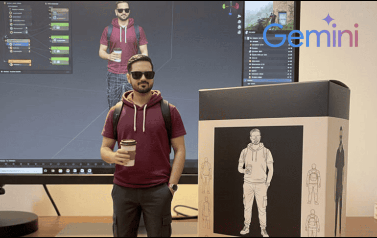 ¿Cómo crear una imagen en 3D con Google Gemini? ESPECIAL / GOOGLE GEMINI