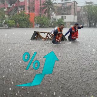 2025, el año con más lluvias intensas en México desde 1941