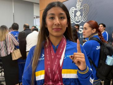 Se integró al equipo de atletismo en el 2023 y, desde entonces, Andrea Gómez comenzó a sobresalir hasta convertirse en una deportista ganadora. EL INFORMADOR / A. García