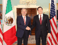 La reunión reafirmó el compromiso de ambos países por mantener un diálogo respetuoso y constructivo. ESPECIAL/GOB.MÉXICO