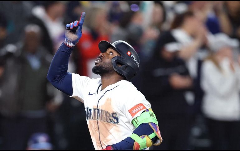 Randy Arozarena contectó un cuadrangular solitario en la entrada 3 para la victoria de su equipo. AFP/S. Chambers
