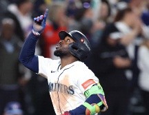 Randy Arozarena contectó un cuadrangular solitario en la entrada 3 para la victoria de su equipo. AFP/S. Chambers