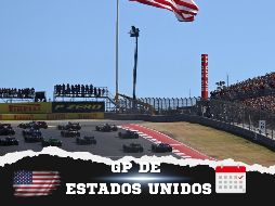 Este fin de semana estará lleno de adrenalina con la llegada del Gran Premio de Estados Unidos 2025 de la Fórmula 1. ESPECIAL / AFP y CANVA