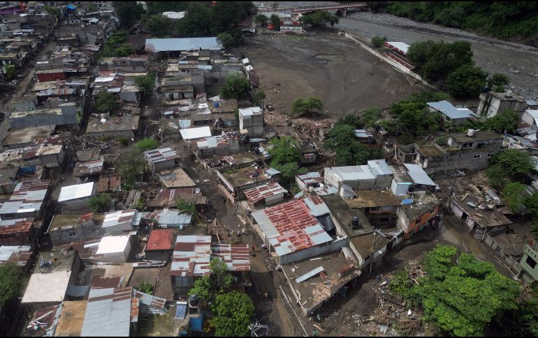 Hidalgo es el estado más impactado, con 28 municipios afectados y 84 comunidades aún sin acceso terrestre. AFP / A. Estrella