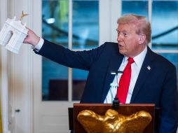 Desde su regreso al poder en enero pasado, Trump ha mostrado su intención de dejar una huella duradera en Washington. EFE/ Jim Lo Scalzo / Pool