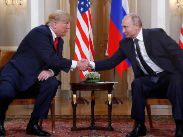 Donald Trump y Vladímir Putin, en una imagen de archivo. AP