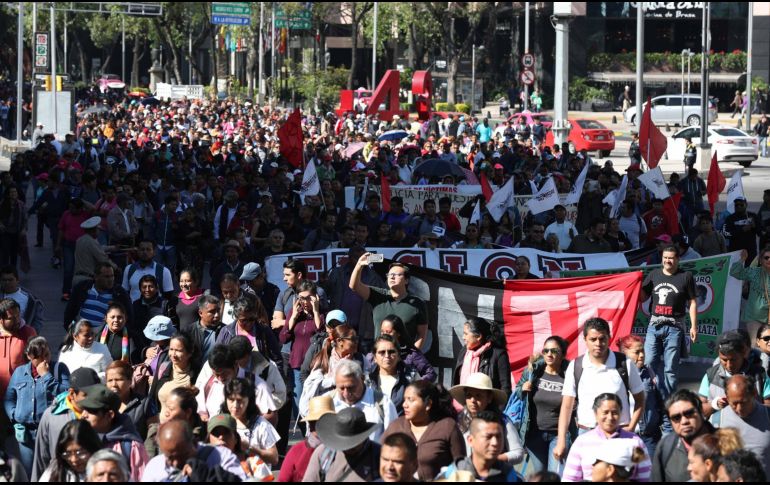El CNTE llama a sus agremiados y a la sociedad civil a mantenerse informados y en apoyo al movimiento magisterial. SUN / ARCHIVO