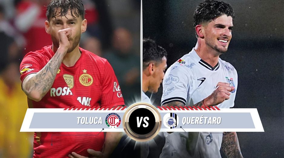 Toluca busca consolidarse como líder del Apertura 2025, mientras que Querétaro intentará sorprender y escalar posiciones en la tabla. IMAGO7