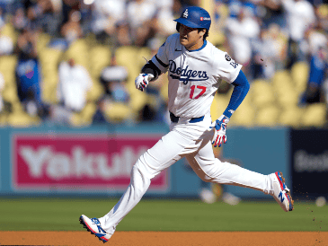 Shohei Ohtani, de los Dodgers, en el tercer juego de la Serie de Campeonato de la Liga Nacional en contra de Milwaukee. AP / A. Landis