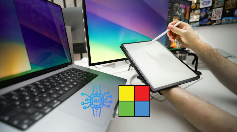 Microsoft está animando a las personas a hablar con sus laptops mientras lanza nuevas actualizaciones de IA para Windows 11 e impulsa a los usuarios a dejar al Windows 10. ESPECIAL / CANVA