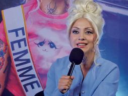 La chilena asegura sentirse en un momento de explosión creativa. EFE