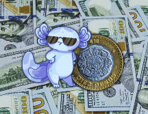 El dólar al menudeo terminó en 18.84 pesos a la venta en las ventanillas de las sucursales de Banamex, 1.26% o 24 centavos por debajo del cierre de la semana pasada. ESPECIAL / CANVA