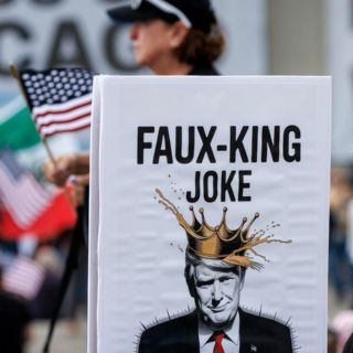 Protestan contra Trump en Estados Unidos