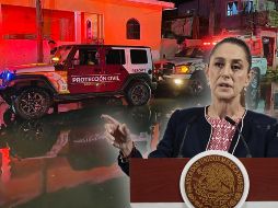 Esto dijo Sheinbaum hoy de visita en Tamaulipas por el crecimiento del río Pánuco. ESPECIAL / Protección Civil Tamaulipas / EFE / ARCHIVO