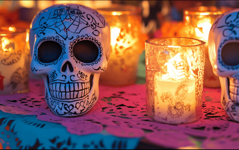 El papel picado es el toque final que da vida a los altares y espacios dedicados a los fieles difuntos. FREEPIK