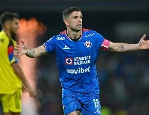 Juan Ignacio Rivero festeja el tanto que le dio el triunfo a la Máquina. IMAGO7/E. Espinosa